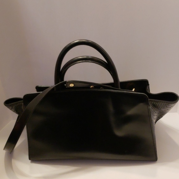 Zac Zac Posen Eartha leather snake embossed bag - Picture 4 of 8